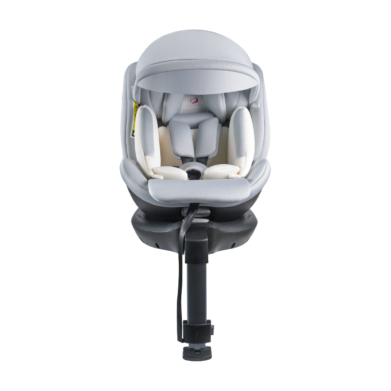 ISO FIX + destek ayağı 360 Dönüş Arkaya/Öne bakan bebek oto koltuğu 40-150 cm