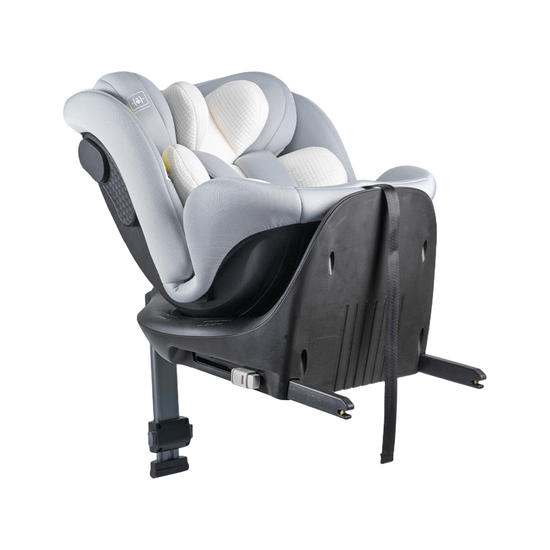 ISOFIX + destek ayağı 360 Dönüş Arkaya/Öne bakan bebek oto koltuğu 40-150cm